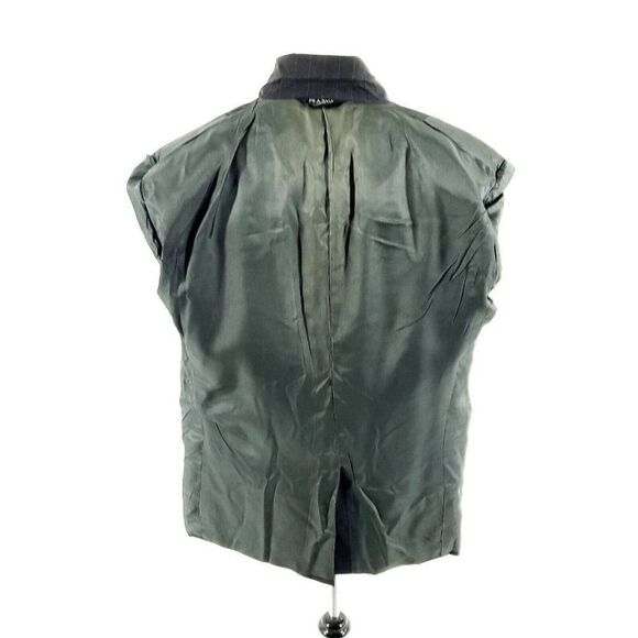 Jos A Bank Wool 2 Button Suit Jacket 42R Gray Striped Tagged 42S See Description - Picture 10 of 10